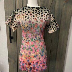 H&M Multicolor Asymmetrical Dress